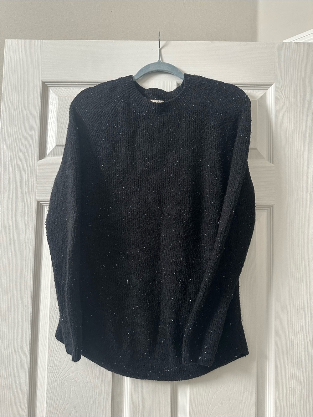Women's LOFT Black Crewneck Sweater